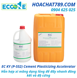 EC KY (P-552) Cement Plasticizing Accelerator Hỗn hợp xi măng dạng lỏng để đẩy nhanh đông kết và độ